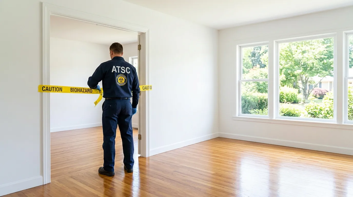 Certified biohazard cleanup crew performing Crime Scene Cleanup in Homestead Meadows South