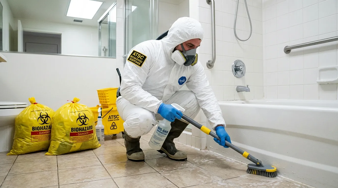 Decontamination equipment deployed for Blood Cleanup in Homestead Meadows South